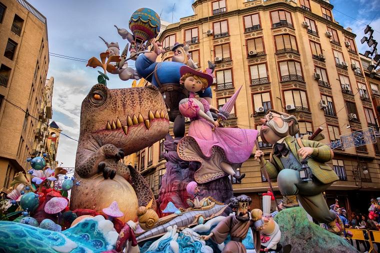 Ninots de las Fallas de Valencia