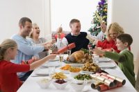 Comida de Navidad en familia